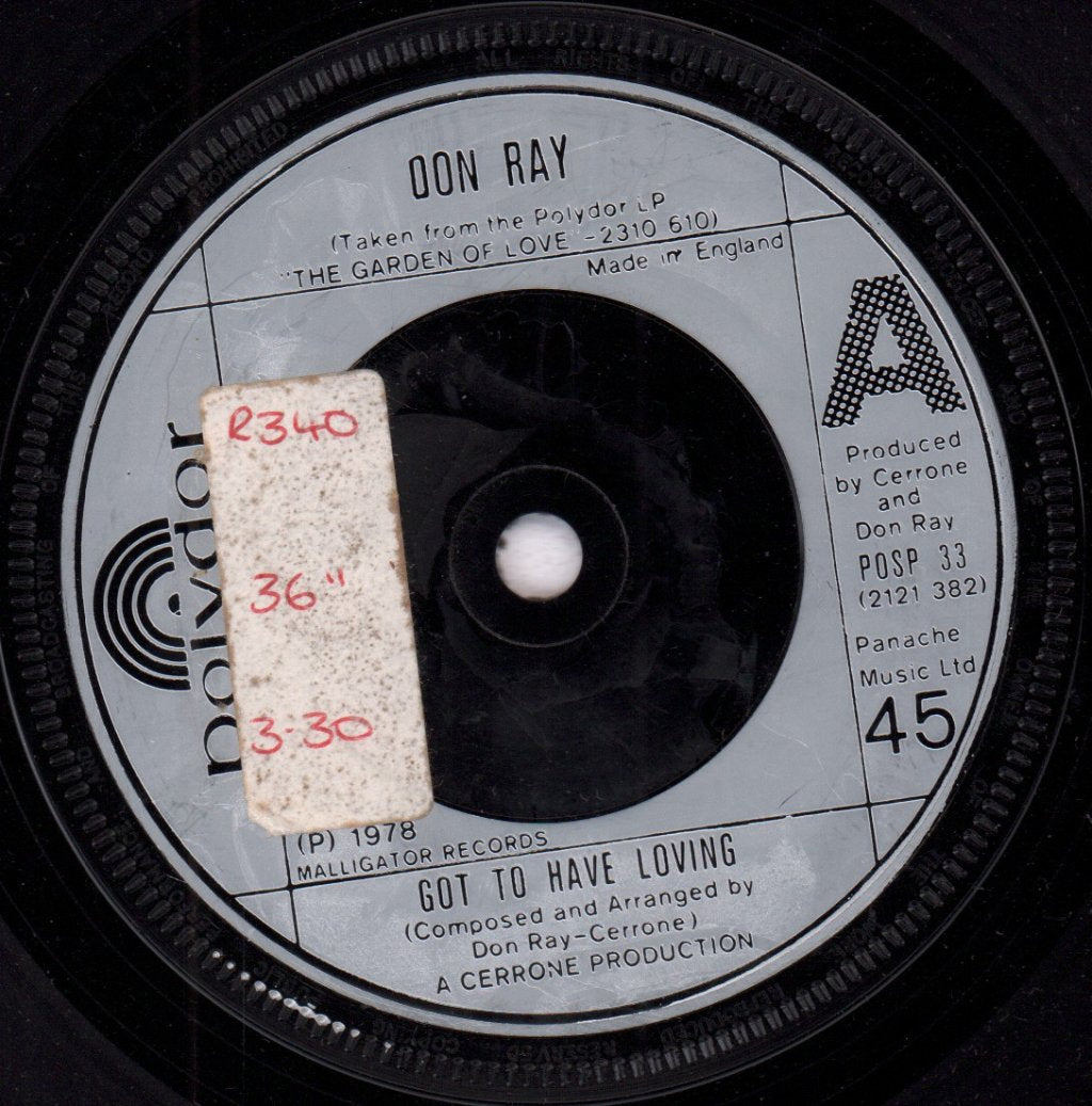 Don Ray - Got To Have Loving - 7 Inch