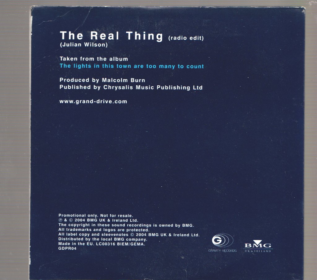 Grand Drive - Real Thing - Cd