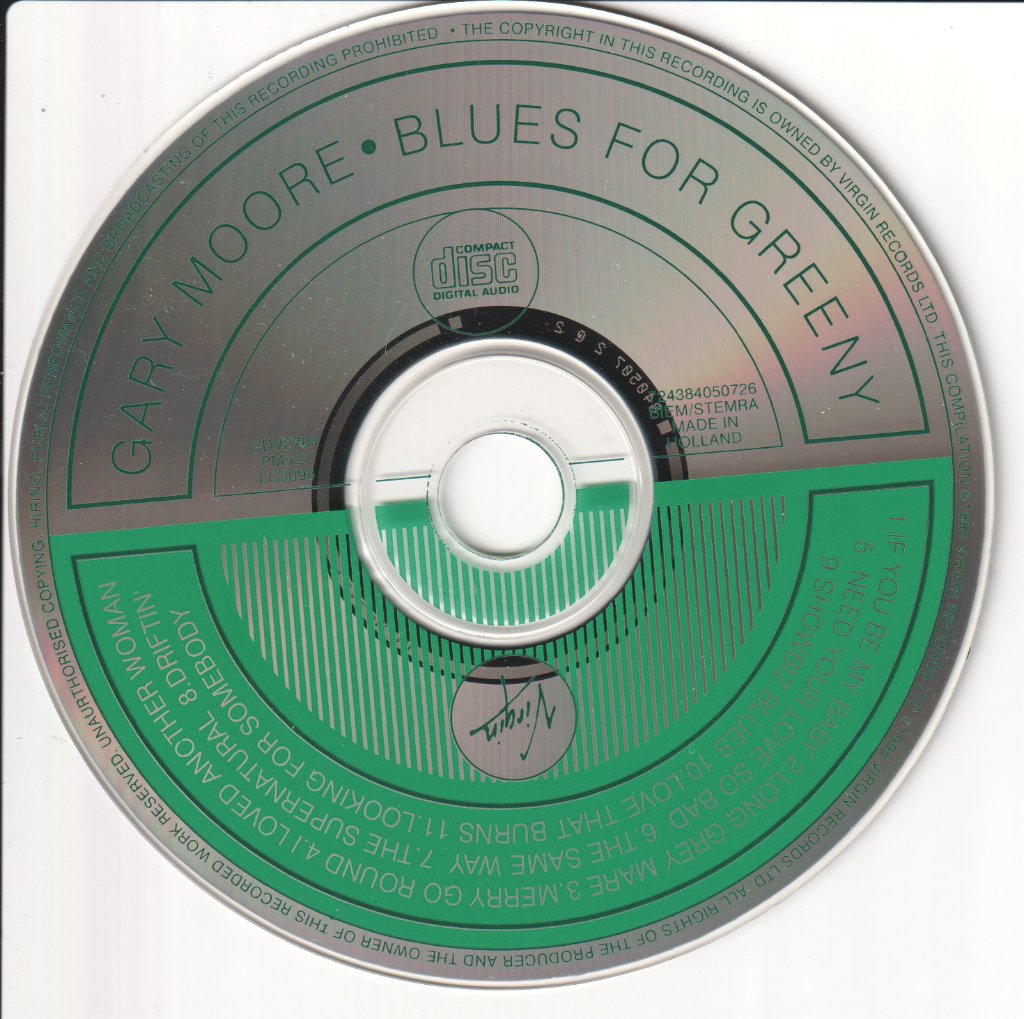 Gary Moore - Blues For Greeny - Cd