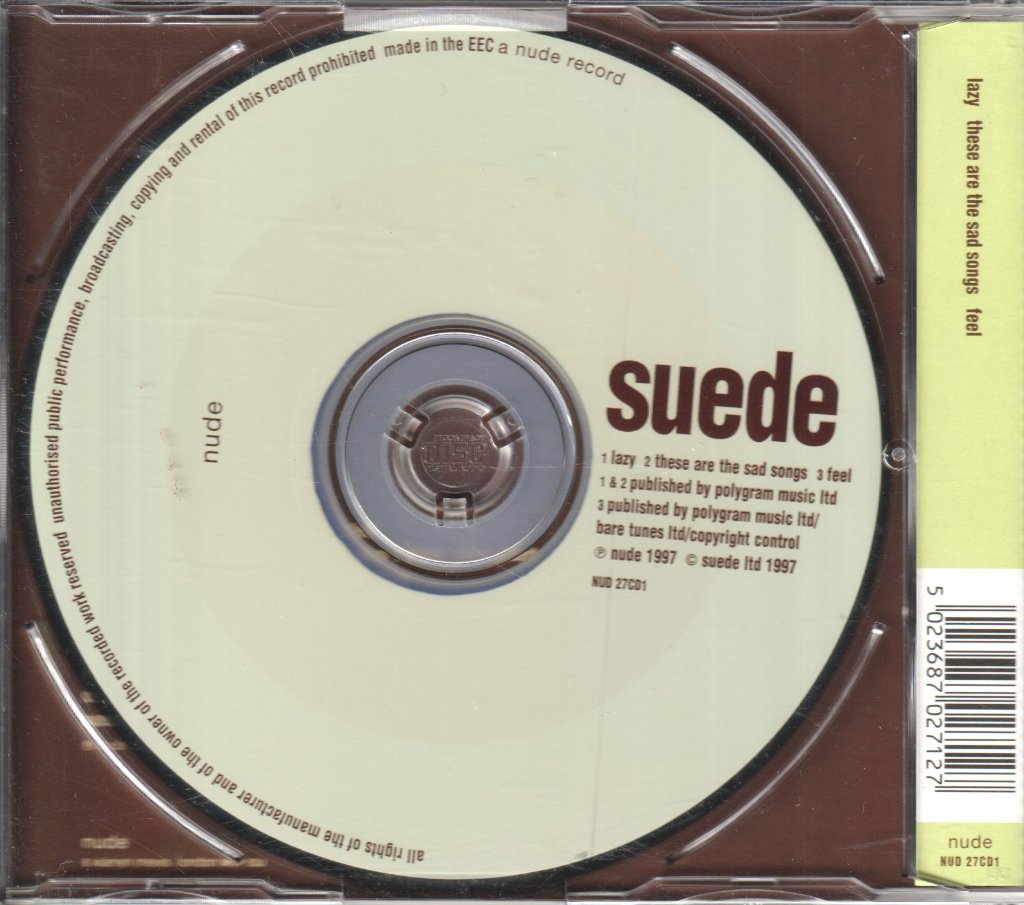 Suede - Lazy - Cd