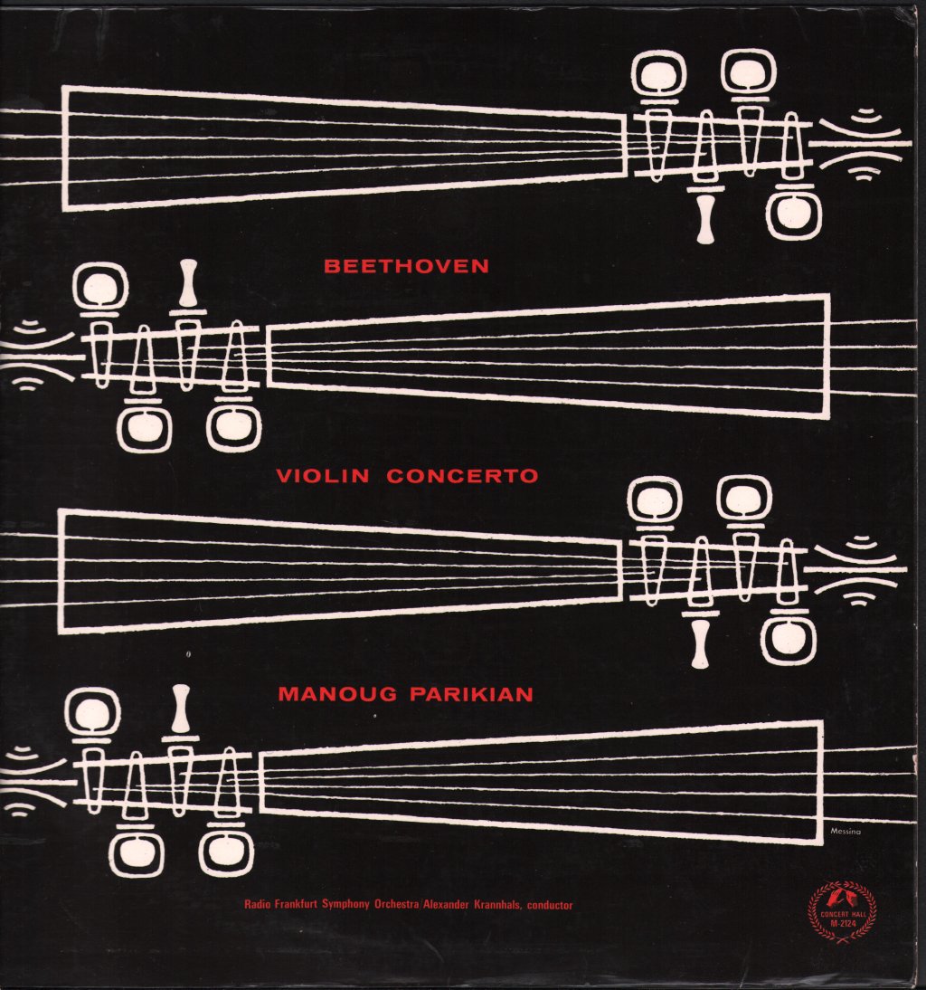 Manoug Parikian / Radio Frankfurt Symphony Orchestra / Alexander Krannhals - Beethoven - Violin Concerto - Lp