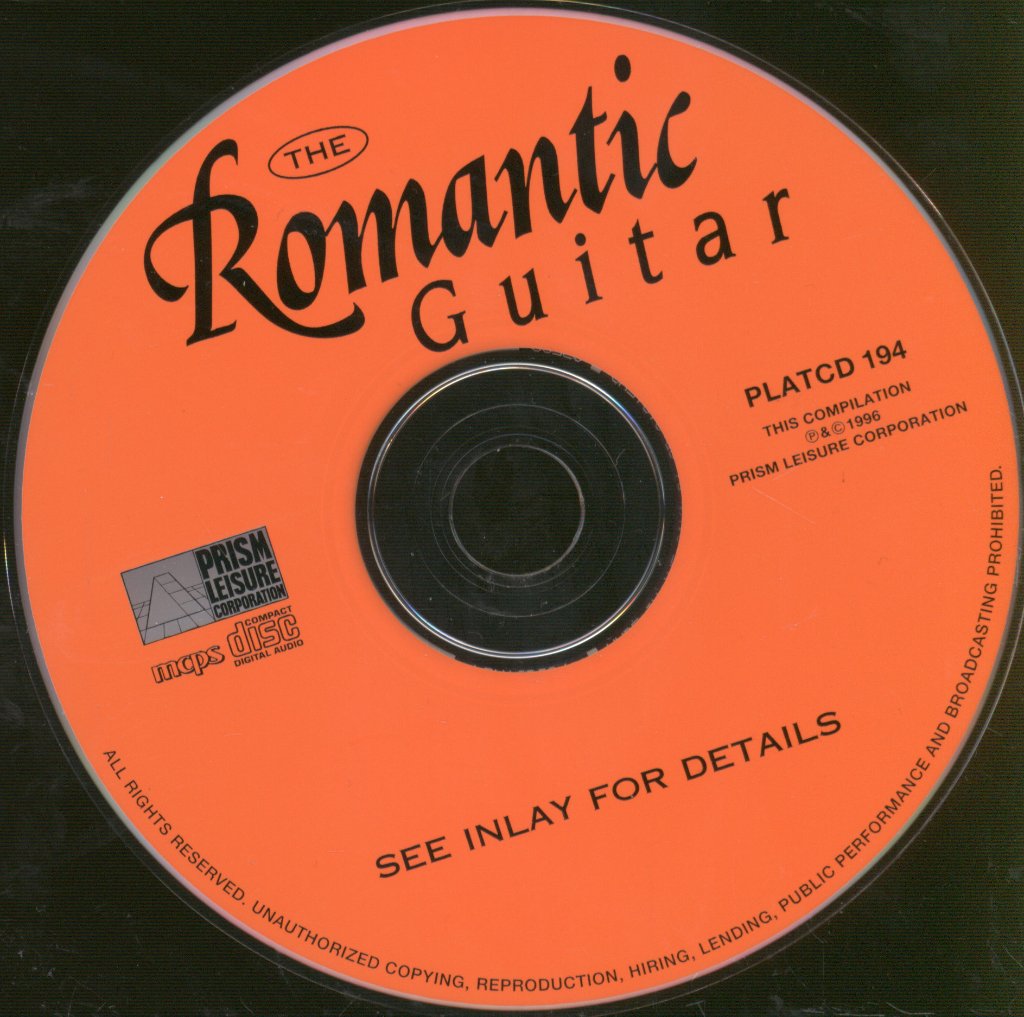Unknown Artist - Romantic Guitar - Cd