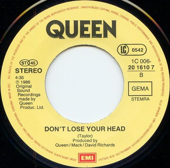 Queen - Pain Is So Close To Pleasure - 7 Inch