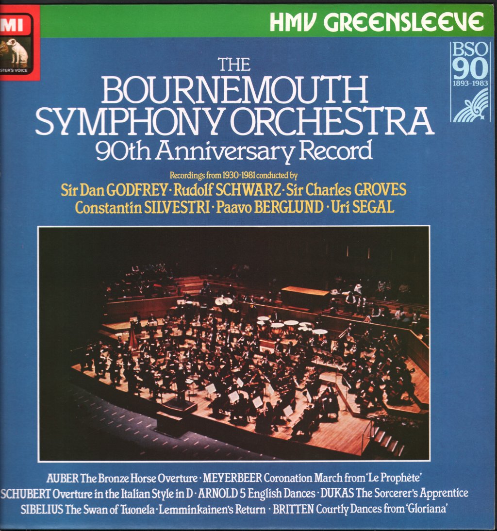 Bournemouth Symphony Orchestra - 90th Anniversary Record - Lp