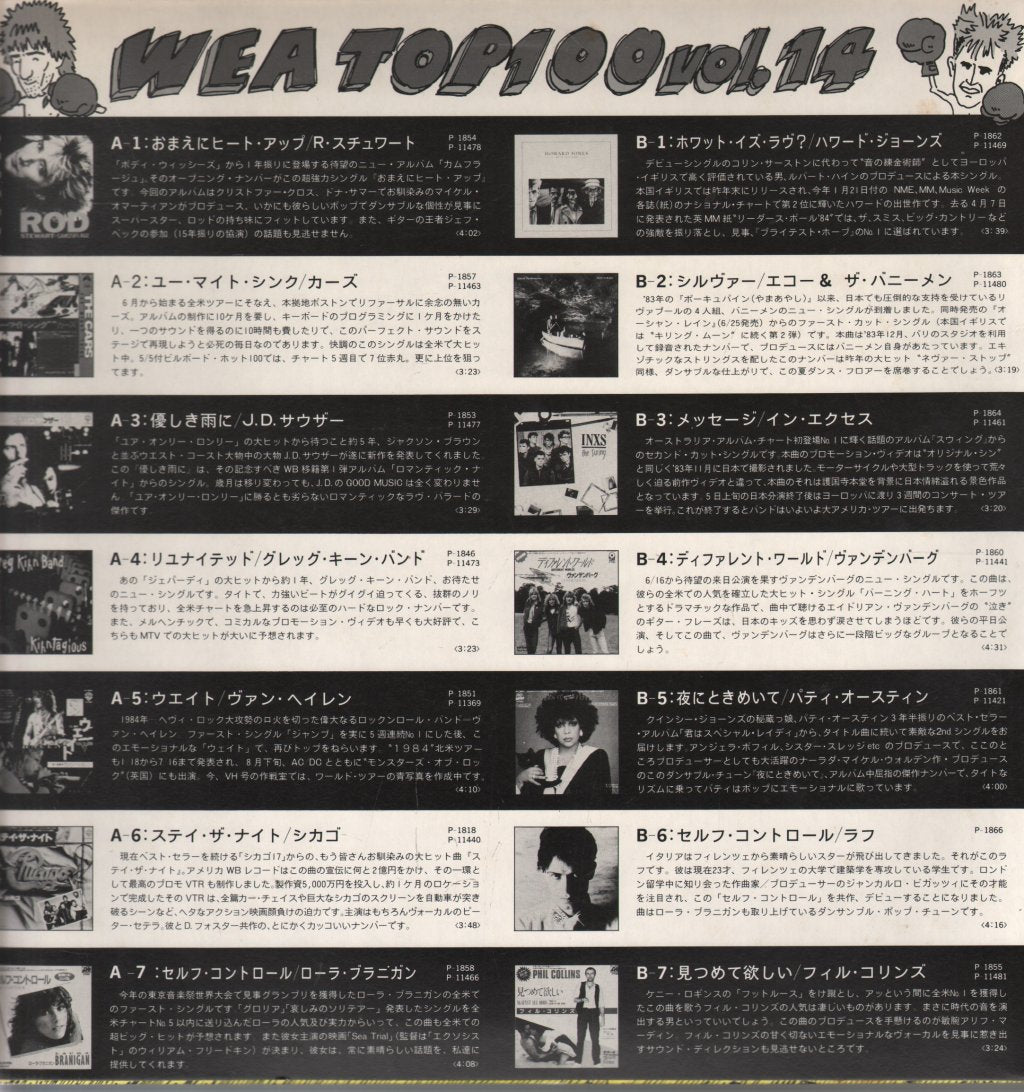 Various Artists - WEA Top 100 Vol. 14 - Lp