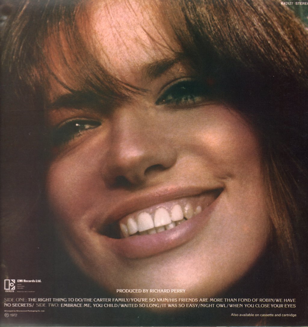Carly Simon - No Secrets - Lp