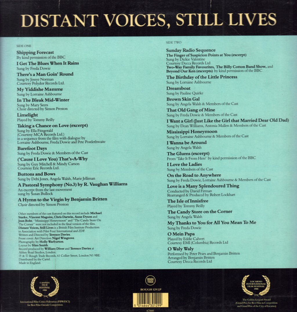 Distant Voices Still Lives - Original Soundtrack - Lp