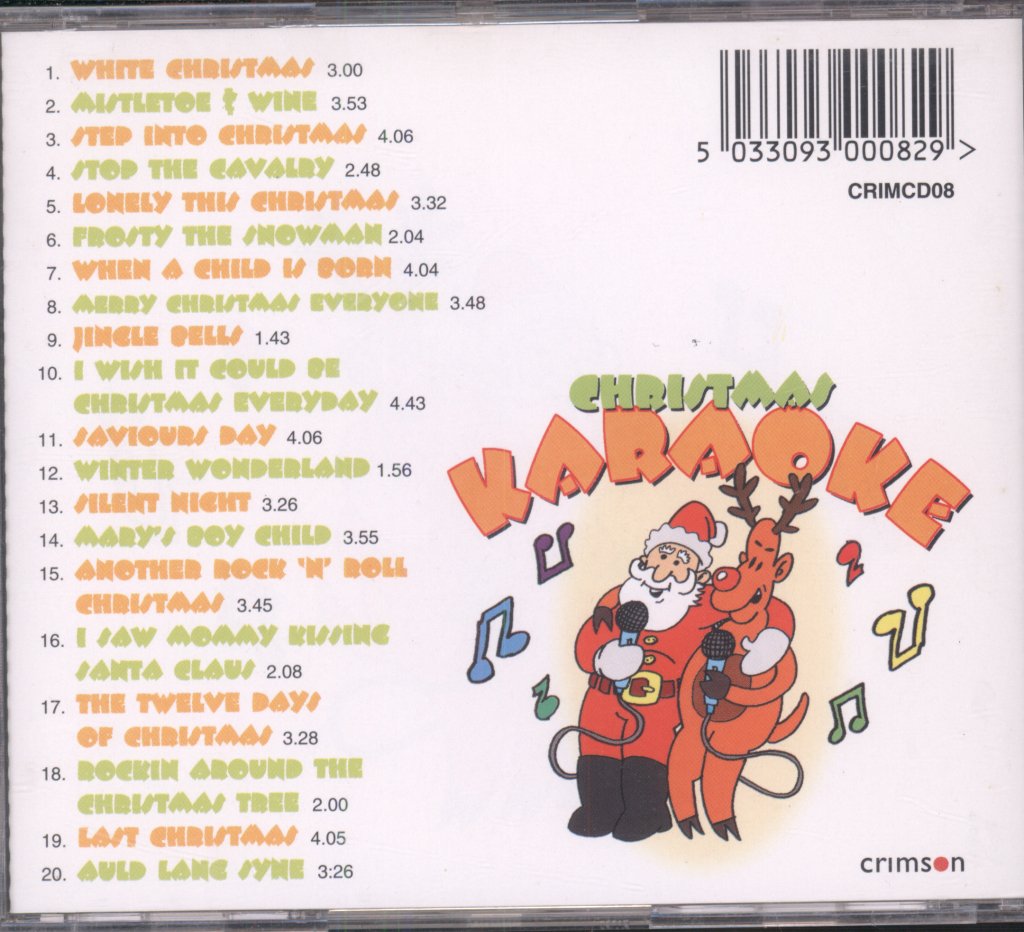 Unknown Artist - Christmas Karaoke - Cd