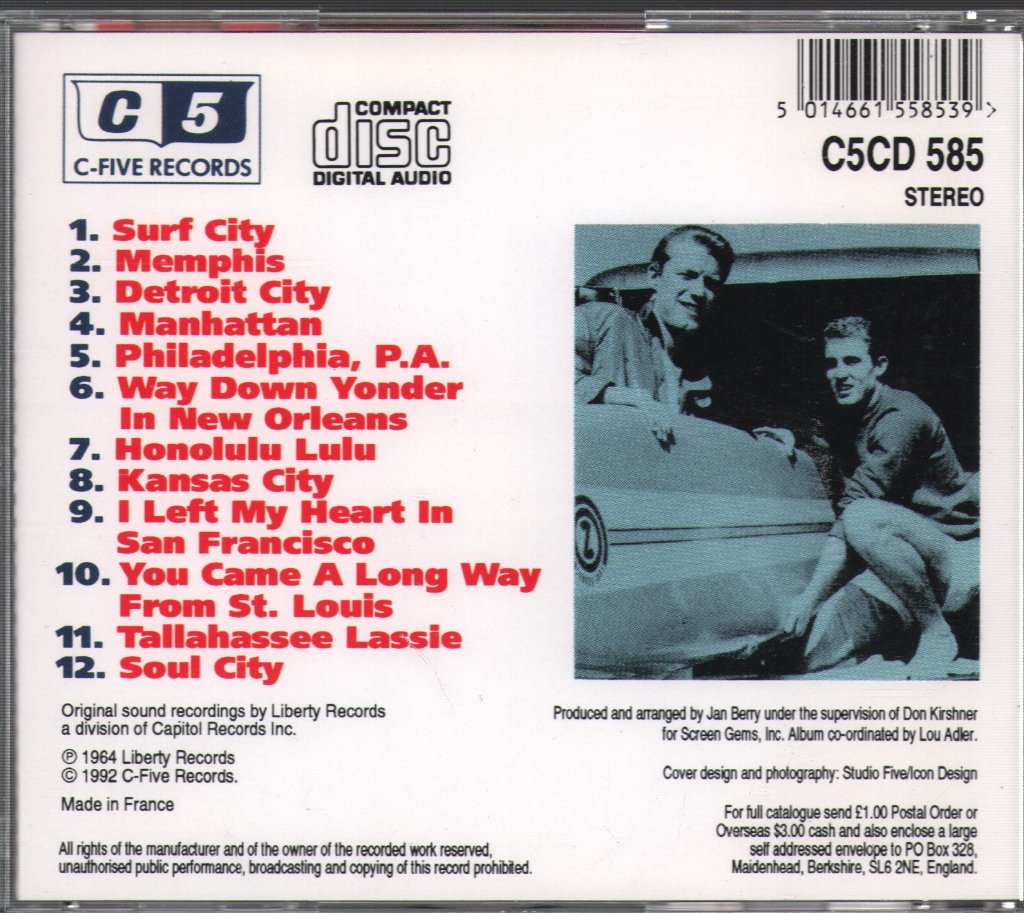 Jan And Dean - Surf City And Other Swingin' Cities - Cd