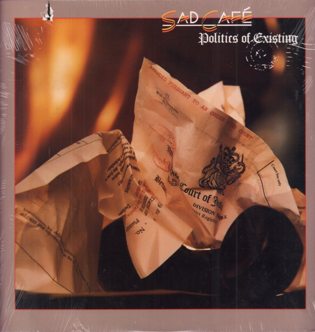 Sad Cafe - Politics Of Existing - Lp
