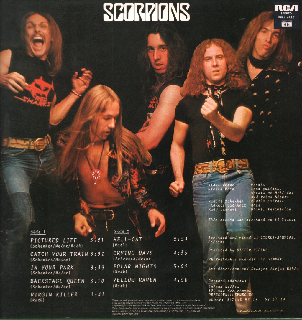Scorpions - Virgin Killer - Lp