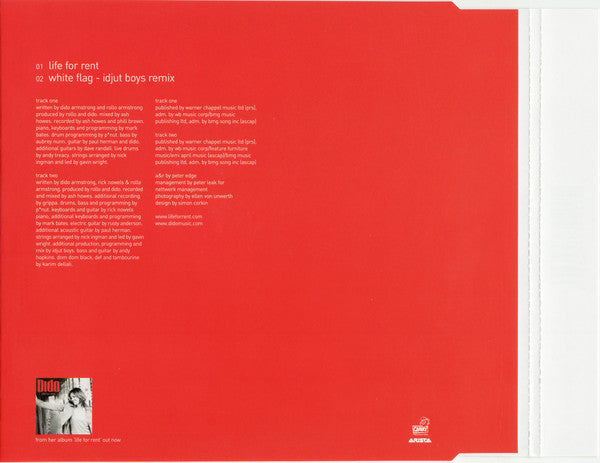 Dido - Life For Rent - Cd