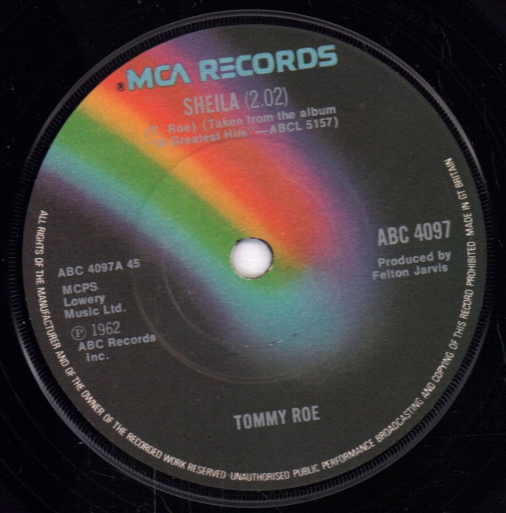 Tommy Roe - Sheila - 7 Inch