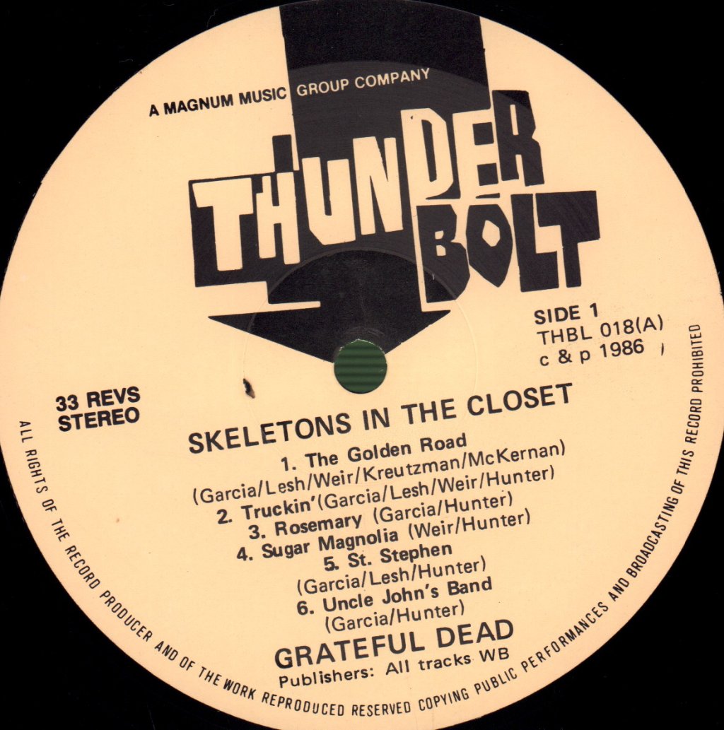 Grateful Dead - Skeletons From The Closet (Best Of) - Lp