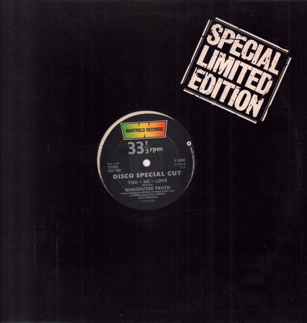 Undisputed Truth - You + Me = Love - 12 Inch