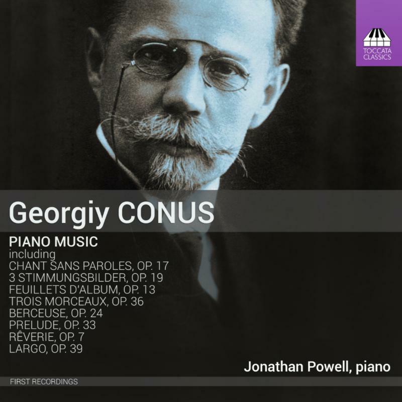 Jonathan Powell - Georgiy Conus: Piano Music - Cd