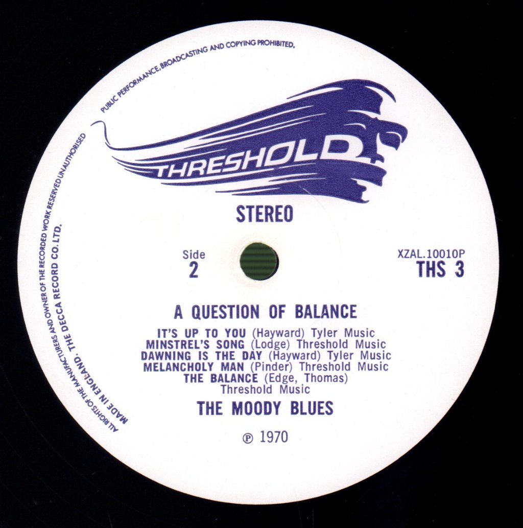 Moody Blues - A Question Of Balance - Lp