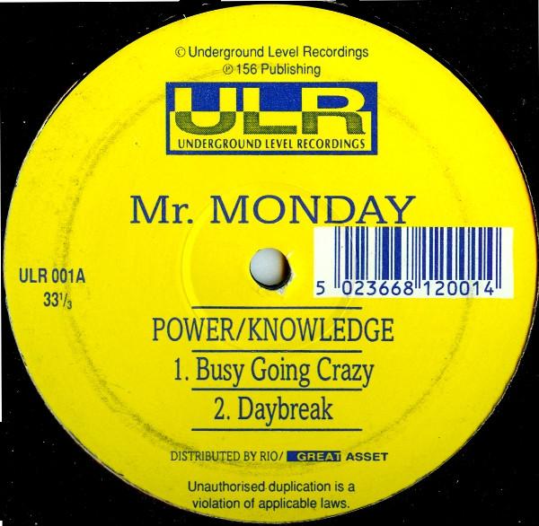 Mr. Monday - Power - 12 Inch