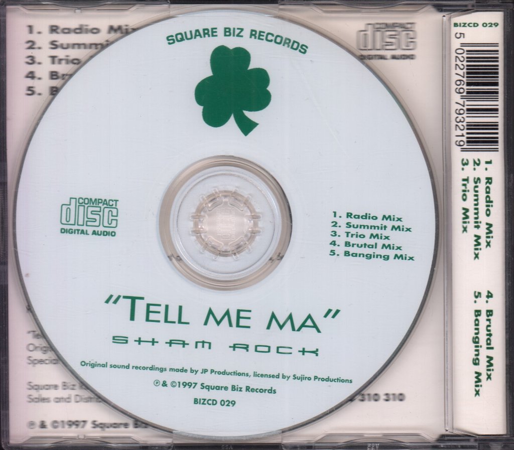 Sham Rock - Tell Me Ma - Cd