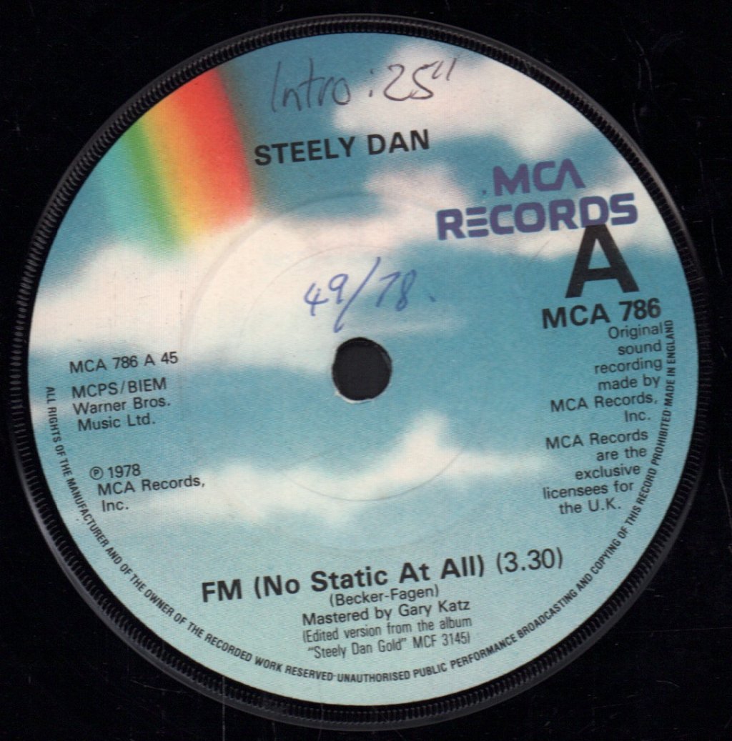 Steely Dan - Fm - 7 Inch