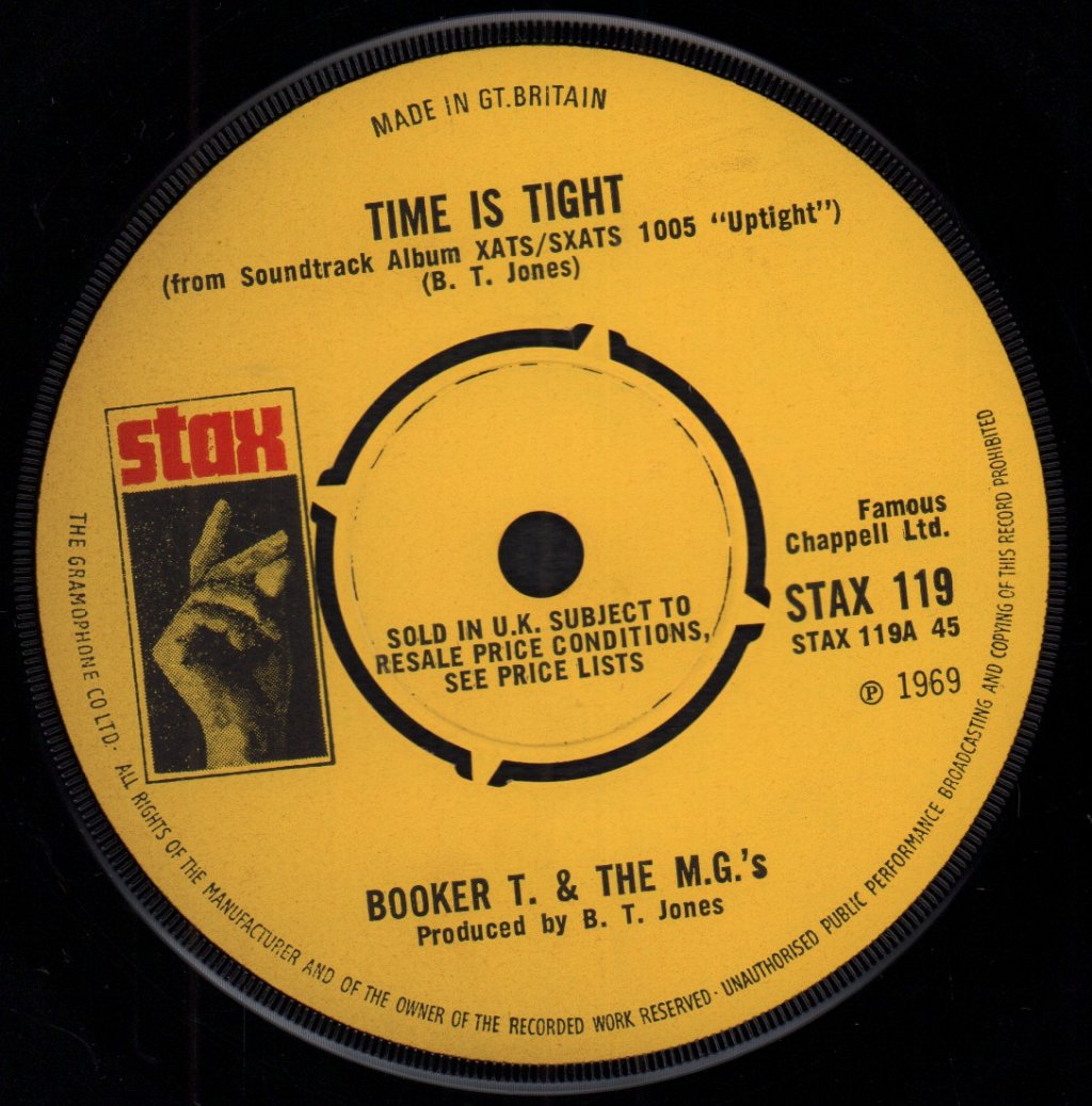 Booker T & The MG's - Time Is Tight - 7 Inch