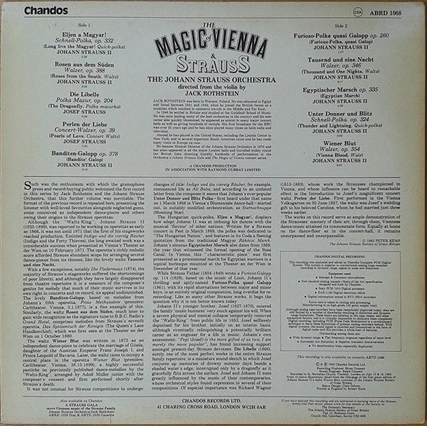 Johann Strauss Orchestra - Magic Of Vienna And Strauss - Lp