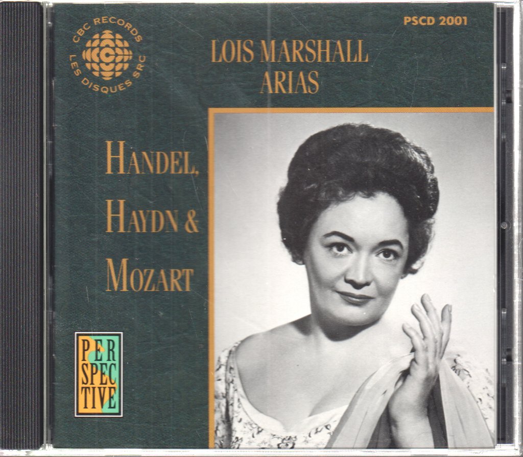 Lois Marshall - Händel, Haydn & Mozart - Arias - Cd
