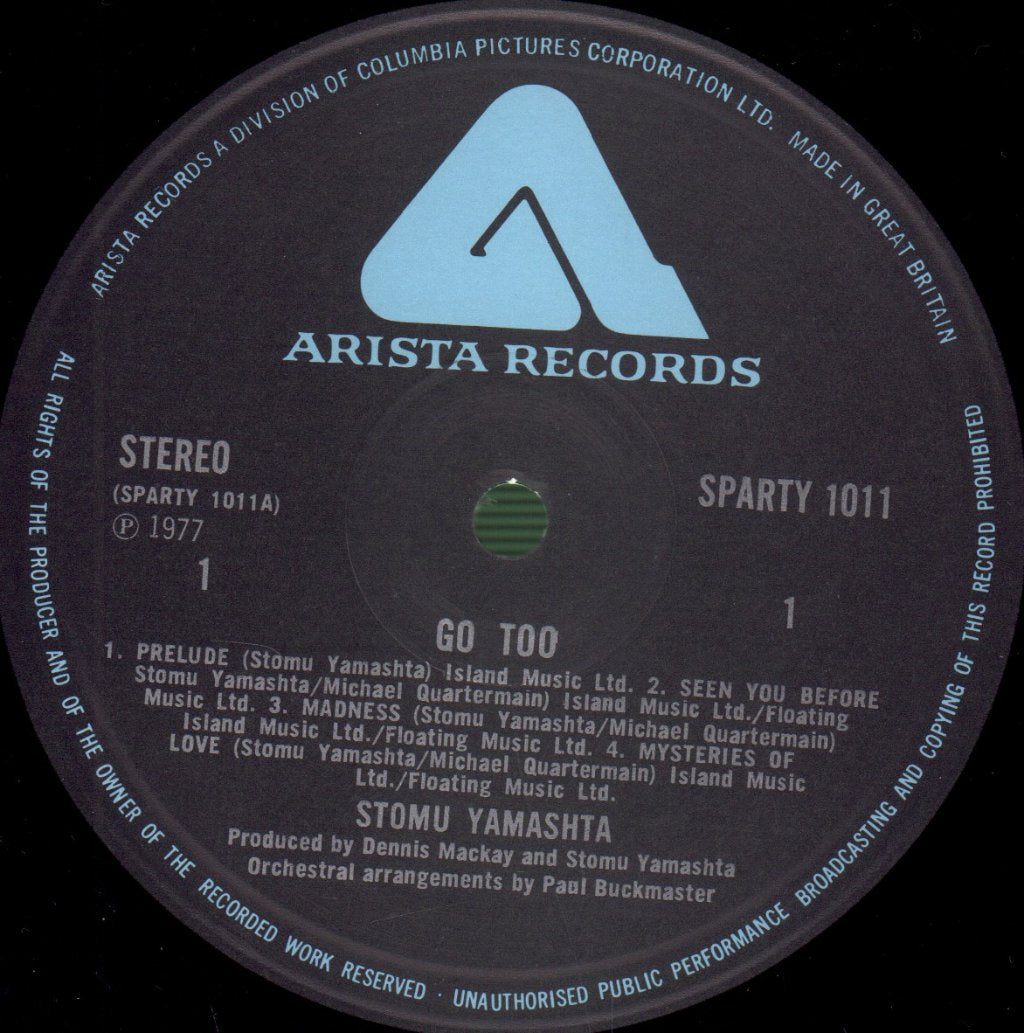 Stomu Yamashta - Go Too - Lp