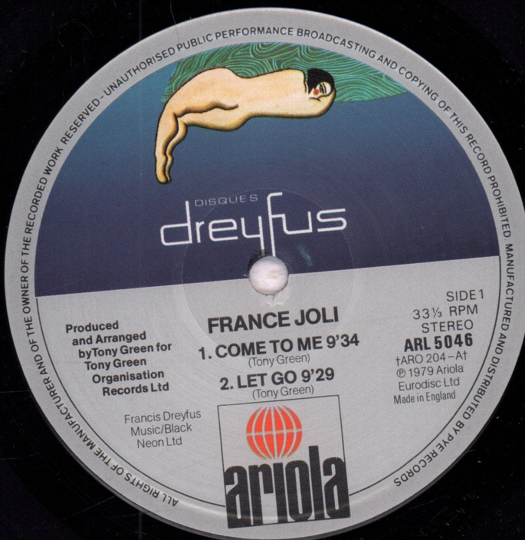 France Joli - Come To Me - 12 Inch