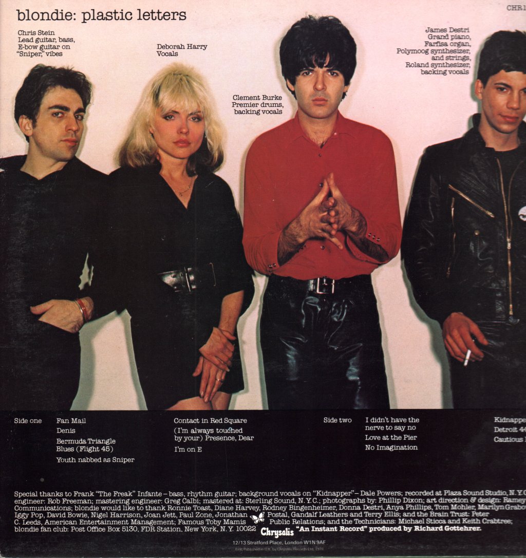 Blondie - Plastic Letters - Lp