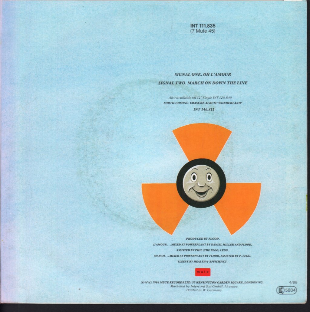 Erasure - Oh L'amour - 7 Inch