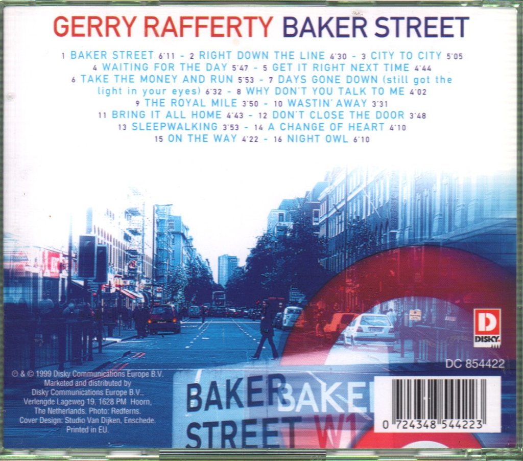 Gerry Rafferty - Baker Street - Cd