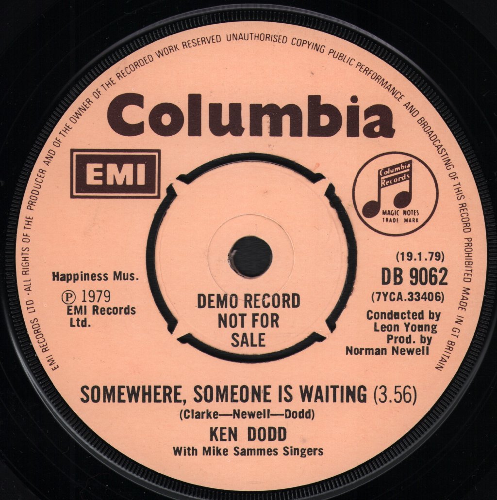 Ken Dodd - Give Me Your Love - 7 Inch