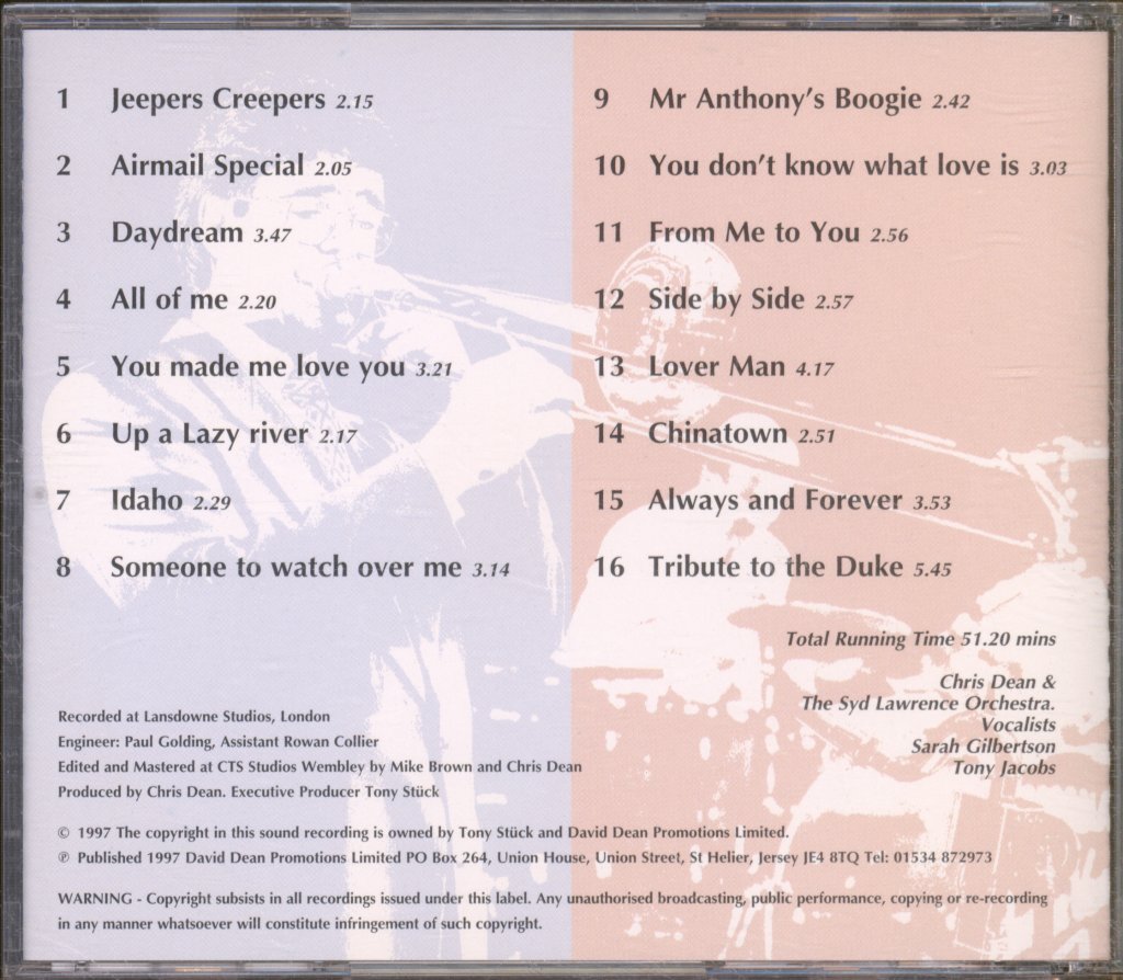 Syd Lawrence And His Orchestra - From Me To You - Cd