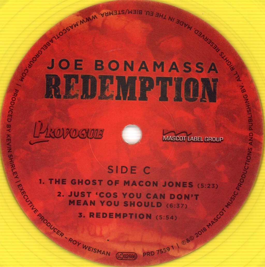 Joe Bonamassa - Redemption - Double Lp
