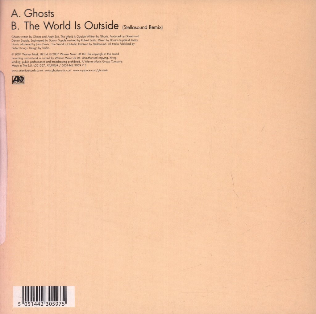 Ghosts (Indie) - Ghosts - 7 Inch