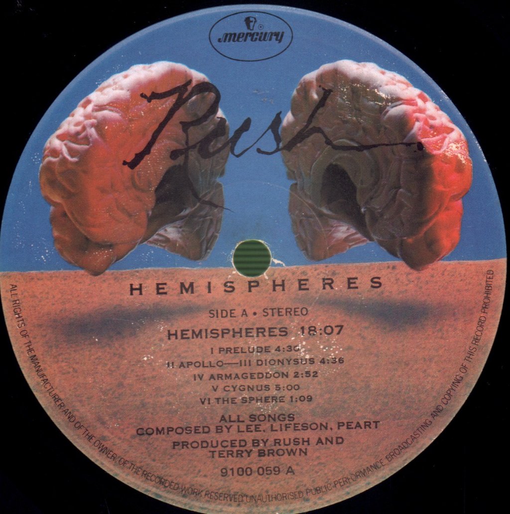 Rush - Hemispheres - Lp