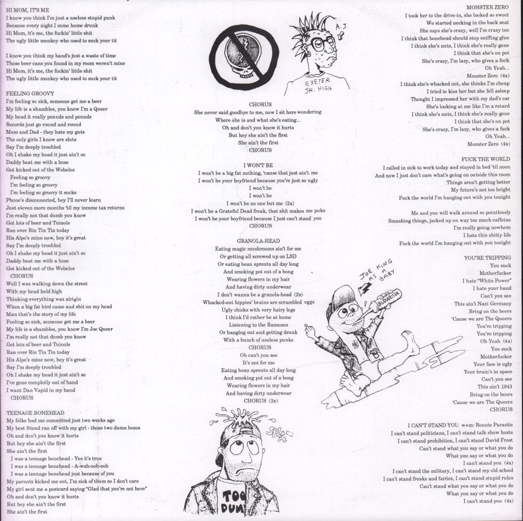 Queers - Love Songs For The Retarded - Lp