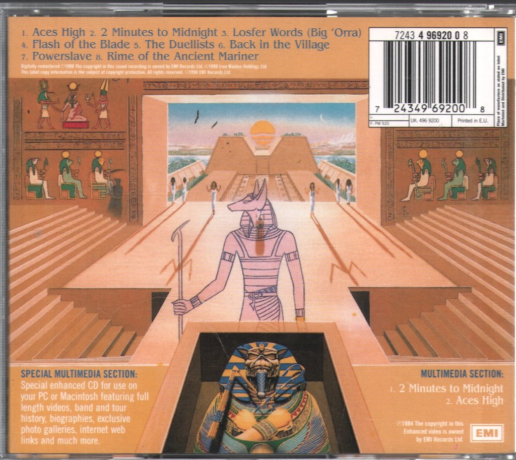 Iron Maiden - Powerslave - Cd