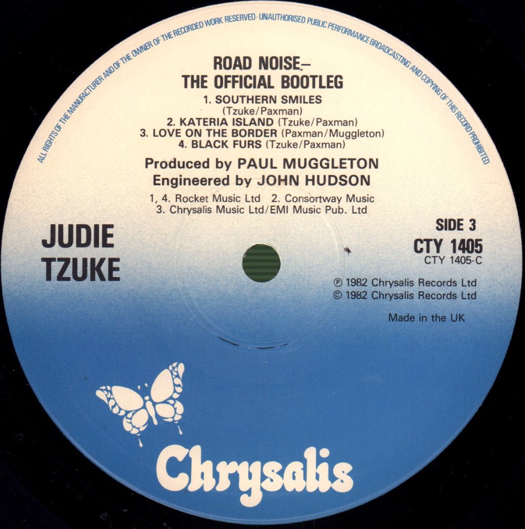 Judie Tzuke - Road Noise - Double Lp