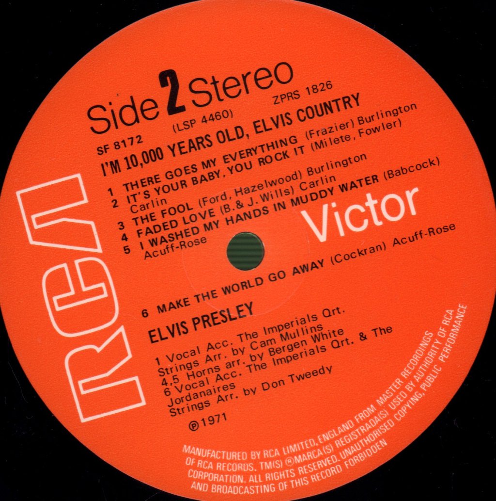 Elvis Presley - Elvis Country - Lp