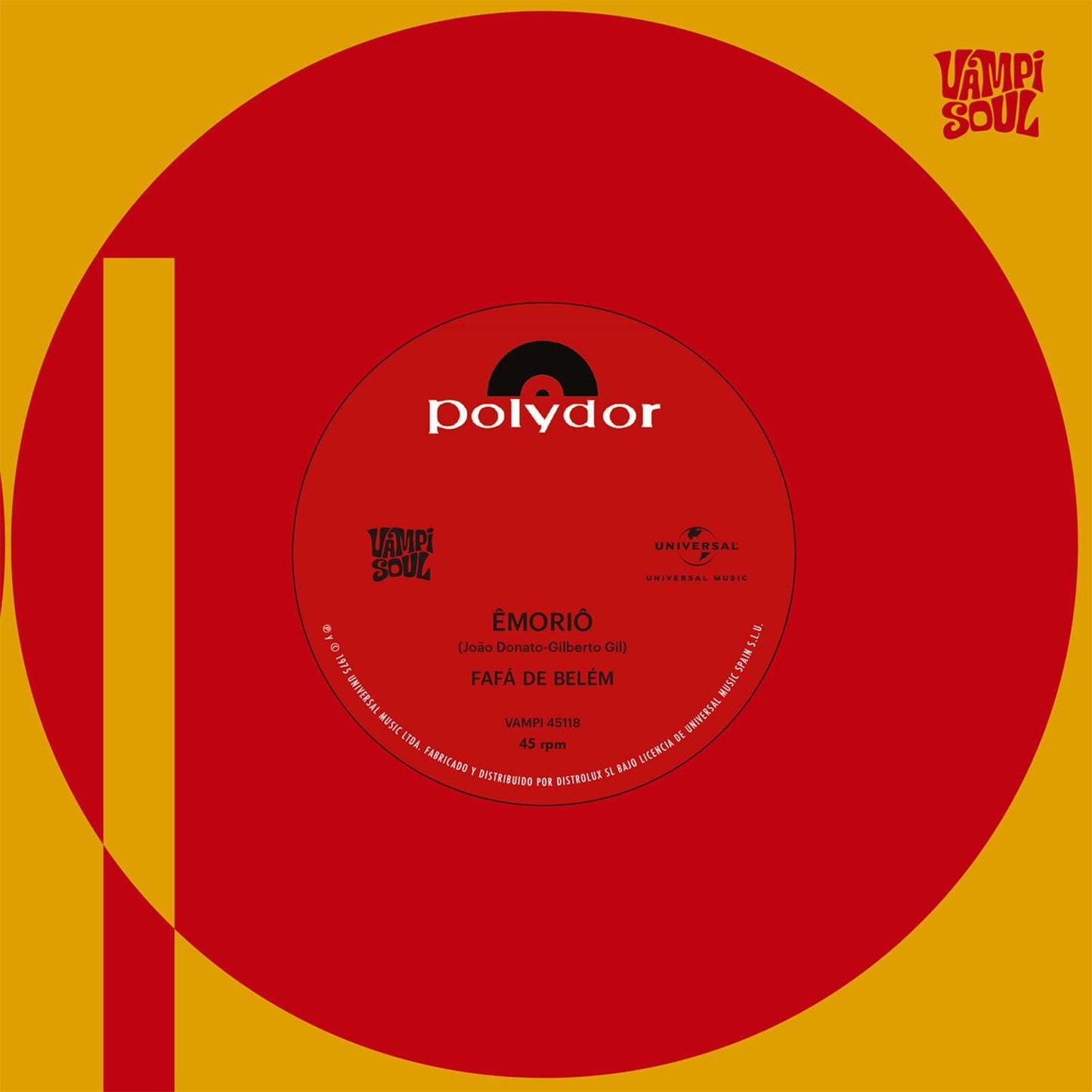 Fafa De Belem - Emorio - 7 Inch