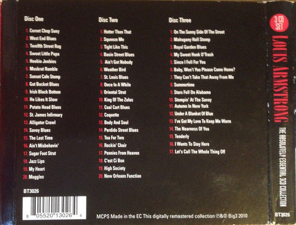 Louis Armstrong - Absolutely Essential 3 CD Collection - Triple Cd