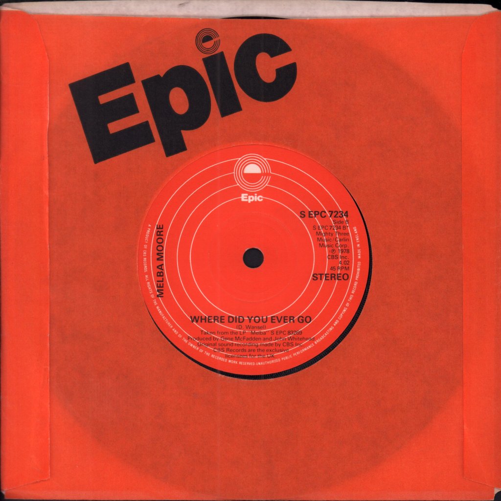 Melba Moore - Pick Me Up I'll Dance - 7 Inch