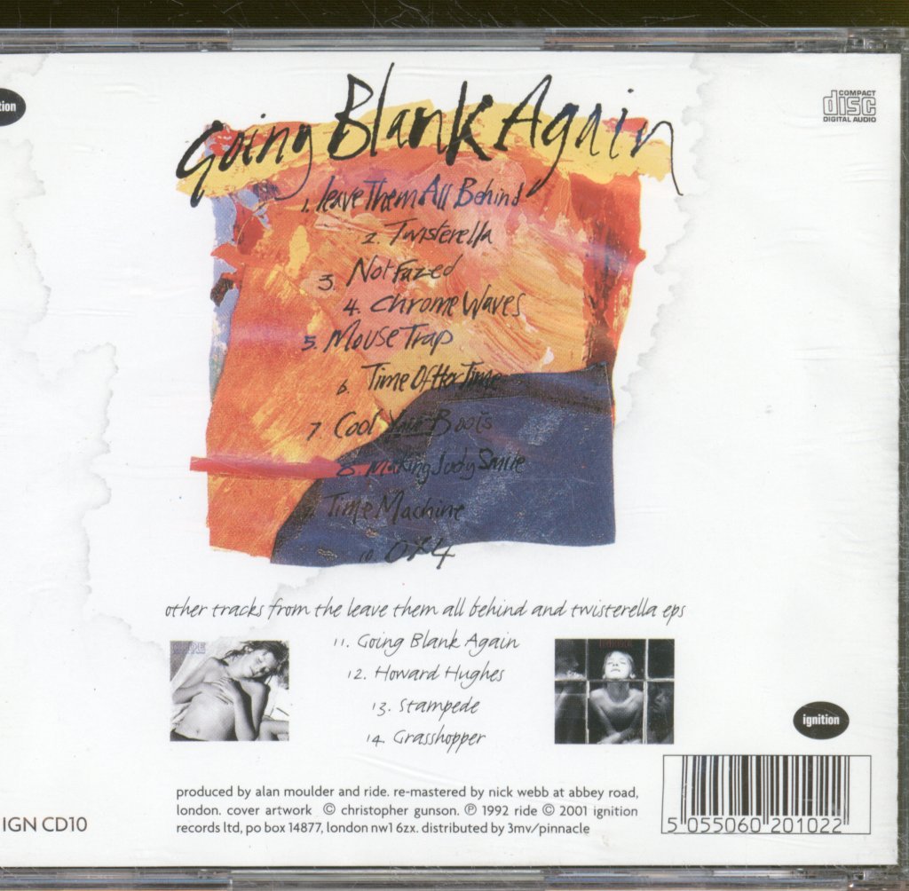 Ride - Going Blank Again - Cd