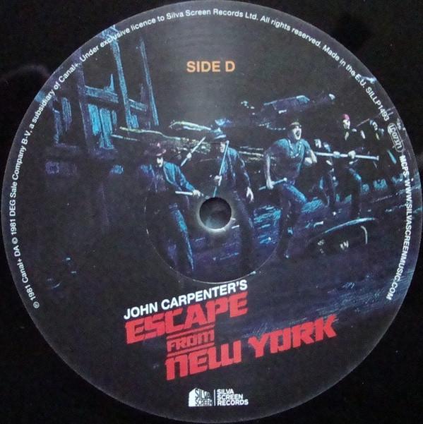 John Carpenter - John Carpenter's Escape From New York (Original Film Soundtrack - New Expanded Edition) - Double Lp