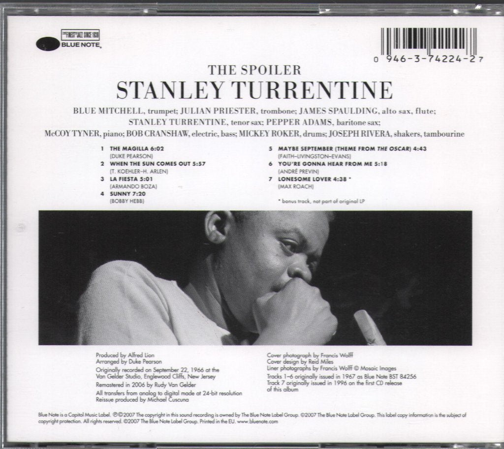 Stanley Turrentine - Spoiler - Cd
