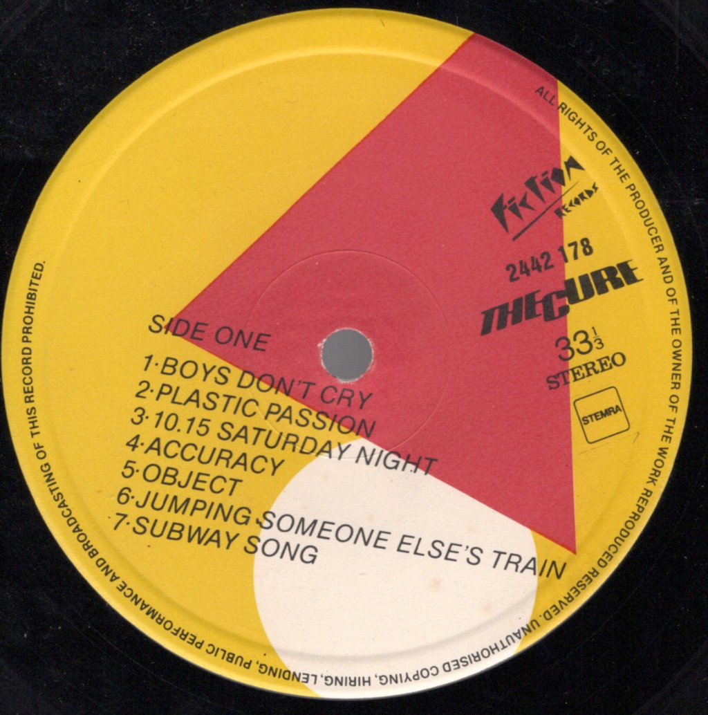 Cure - Boys Don't Cry - Lp