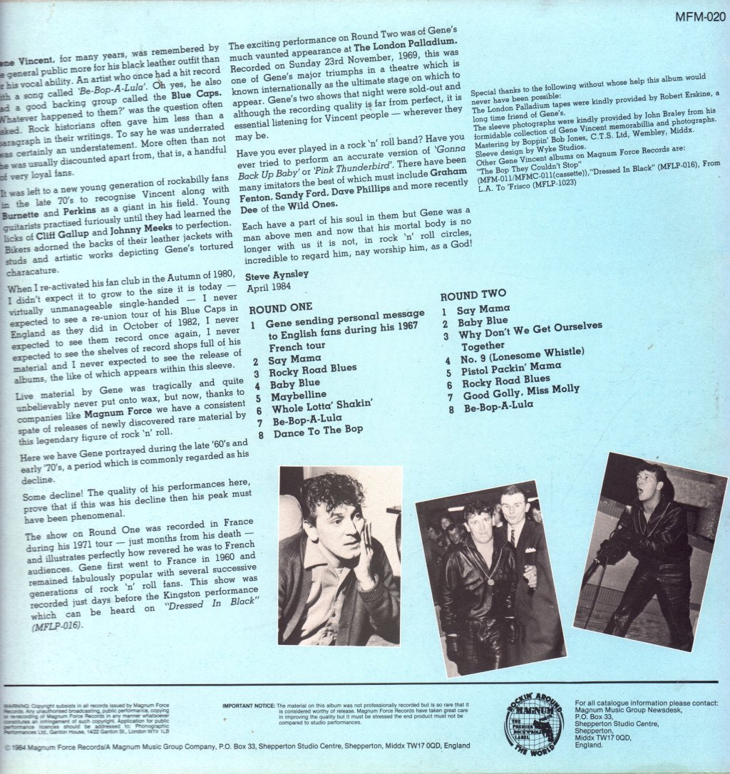 Gene Vincent - For Collectors Only - Lp