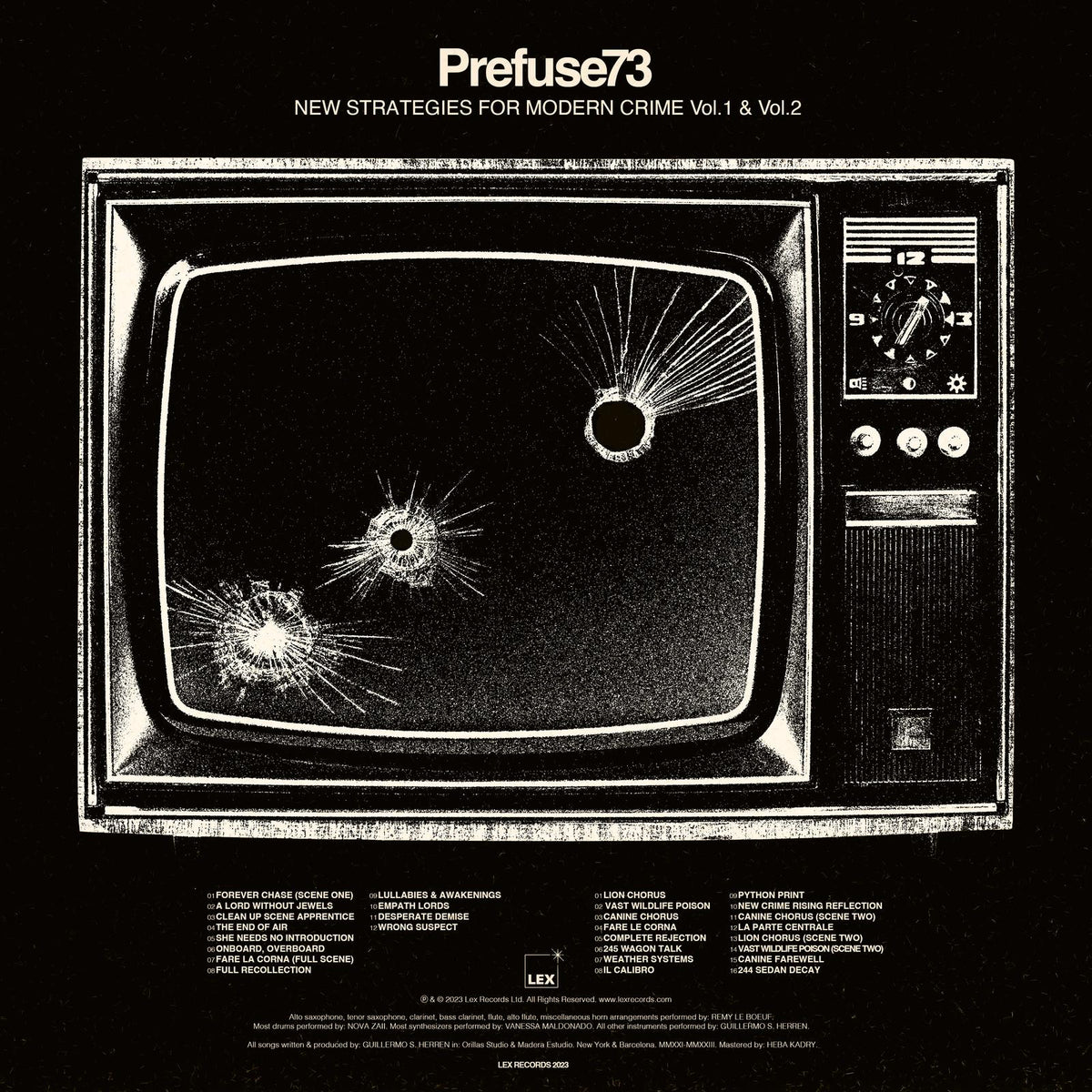 Prefuse 73 - New Strategies For Modern Crime Vol. 1 & 2 - Double Lp
